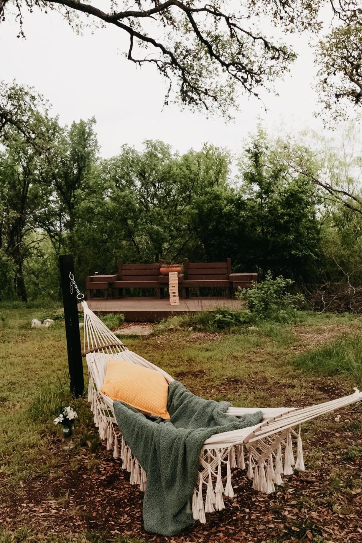 The Maverick: A-Frame W/ Hammock And Tree Top View Ню Браунфелс Екстериор снимка